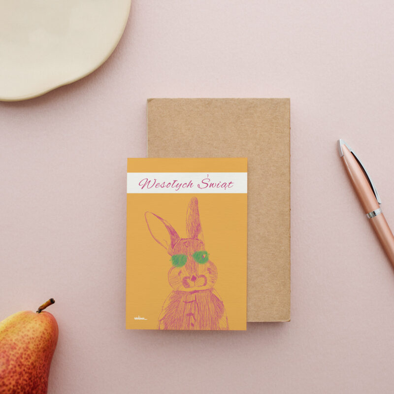kartka wielkanocna z życzeniami