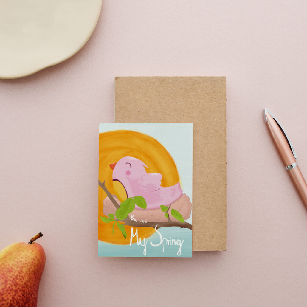 Kartka okolicznościowa na dzień kobiet