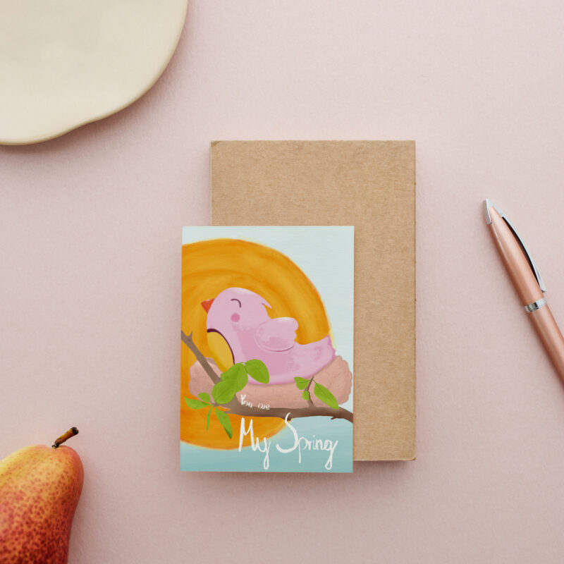 Kartka okolicznościowa na dzień kobiet