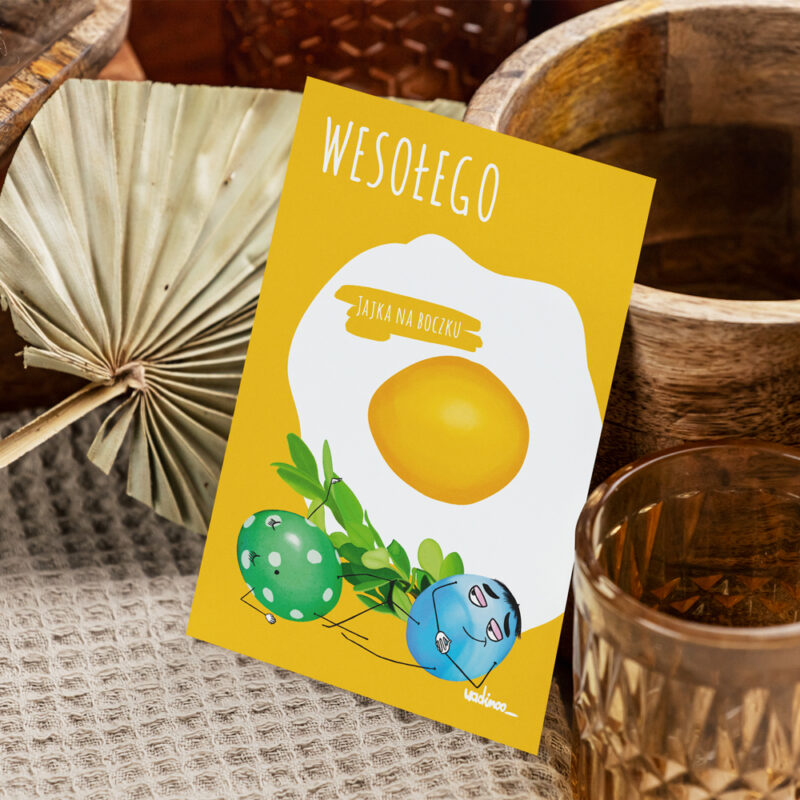 kartka wielkanocna z humorem