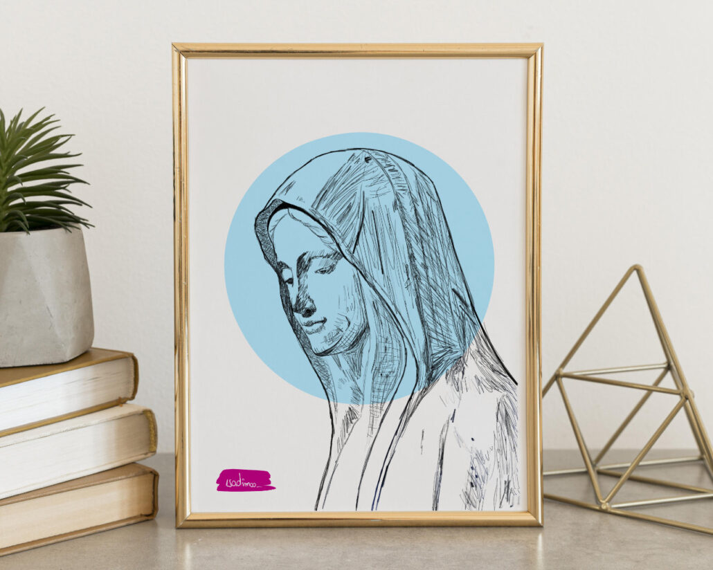 Matka Boska obraz plakat