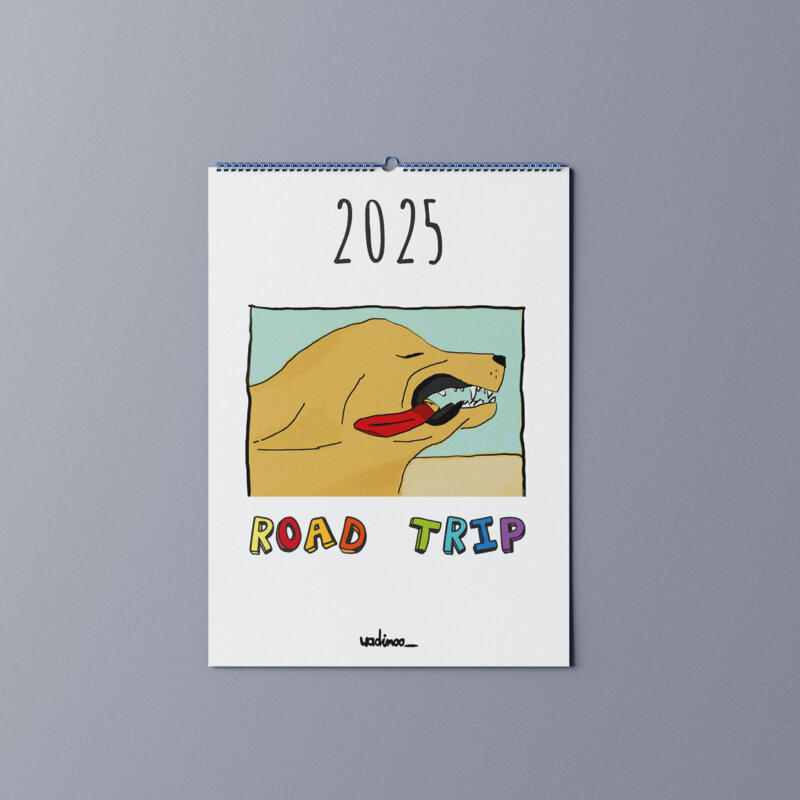 Kalendarz 2025 - Road Trip
