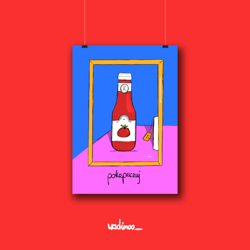 zabawny plakat kuchenny